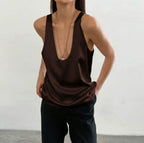 Kirstin | Women's Sleek Scoop Neck Tank Top