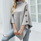 Solveig | Women's Ribbed Crew Neck Oversized Pullover Sweater