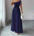 Braelyn | One-Shoulder Bow Cocktail Dress for Women