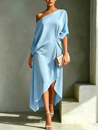 Otylia | Women's One-Shoulder Asymmetric Maxi Dress
