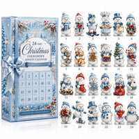 Women's Nordic Snowman Advent Calendar Christmas Gift Box