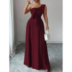 Braelyn | One-Shoulder Bow Cocktail Dress for Women