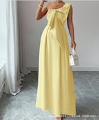 Braelyn | One-Shoulder Bow Cocktail Dress for Women