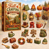 Advent Calendar Christmas Gift Camping Ornament Set