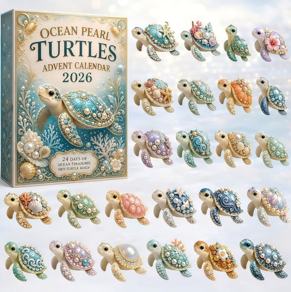 Marleen | Ocean Pearl Turtles Advent Calendar Christmas Gift