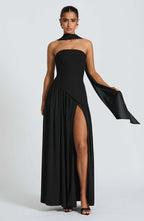 Marguerite | Women's Strapless High-Slit Cocktail Dress