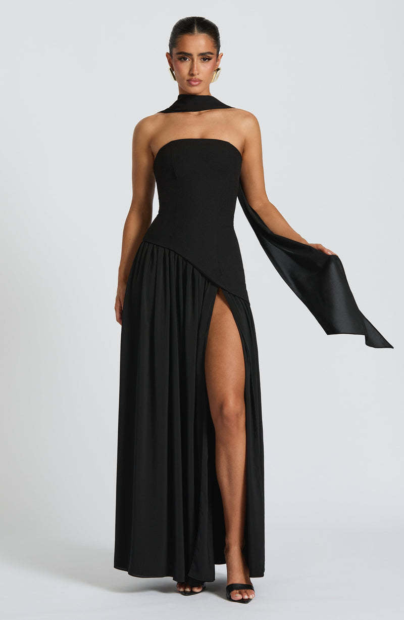 Marguerite | Women's Strapless High-Slit Cocktail Dress