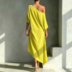 Otylia | Women's One-Shoulder Asymmetric Maxi Dress