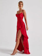 Antheunis | Women's Draped Cowl-Neck Cocktail Dress