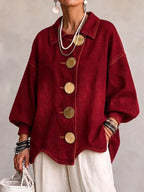 Morgan | Women's Oversized Denim Button-Front Jacket