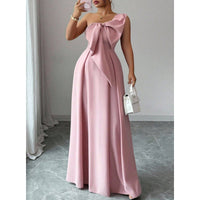 Braelyn | One-Shoulder Bow Cocktail Dress for Women