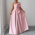 Braelyn | One-Shoulder Bow Cocktail Dress for Women