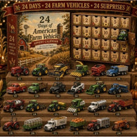 Farm Vehicles Advent Calendar Christmas Gift Set