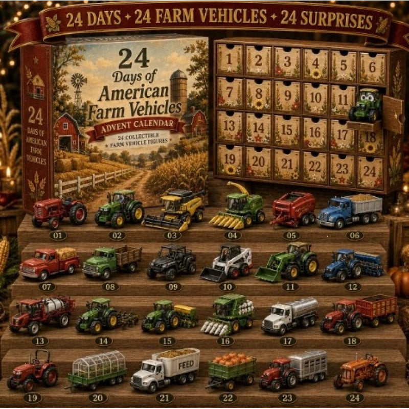 Iolanthe | Farm Vehicles Advent Calendar Christmas Gift Set