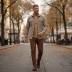 Hayden | Men's Button Front Overshirt Jacket