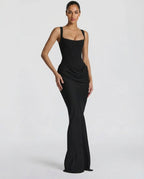 Amalie | Women's Corset Maxi Dress with Sweetheart Neckline