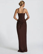 Amalie | Women's Corset Maxi Dress with Sweetheart Neckline