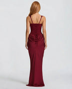 Amalie | Women's Corset Maxi Dress with Sweetheart Neckline