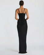 Amalie | Women's Corset Maxi Dress with Sweetheart Neckline
