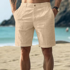 Adrian | Men's Relaxed Drawstring Bermuda Shorts with Side Pockets