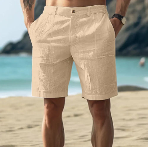 Adrian | Men's Relaxed Drawstring Bermuda Shorts with Side Pockets