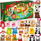 Irenee | Advent Calendar Christmas Gift with 24 Plush Animal Toys