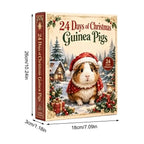 Douwina | Guinea Pig Advent Calendar Christmas Gift, 24 Pieces