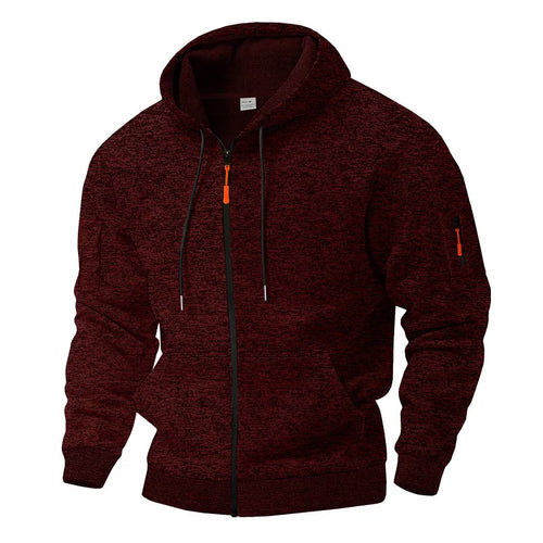 Florian | Men's Fleece Jacket Zip Front Outdoor Layer