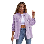 Antonia | Women's Relaxed Button-Front Jacket with Collar