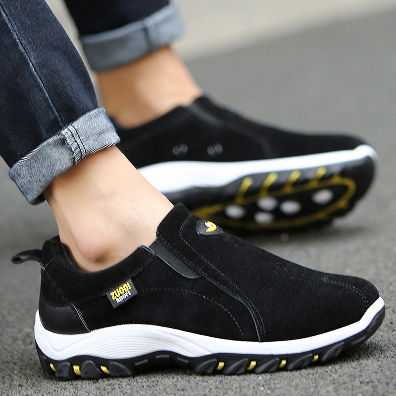 Rasmus | Men's Chunky Sole Slip-On Outdoor Hiking Shoes