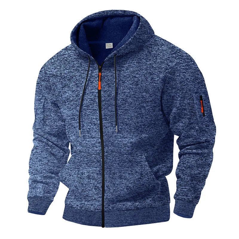 Florian | Men's Fleece Jacket Zip Front Outdoor Layer