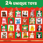 Irenee | Advent Calendar Christmas Gift with 24 Plush Animal Toys