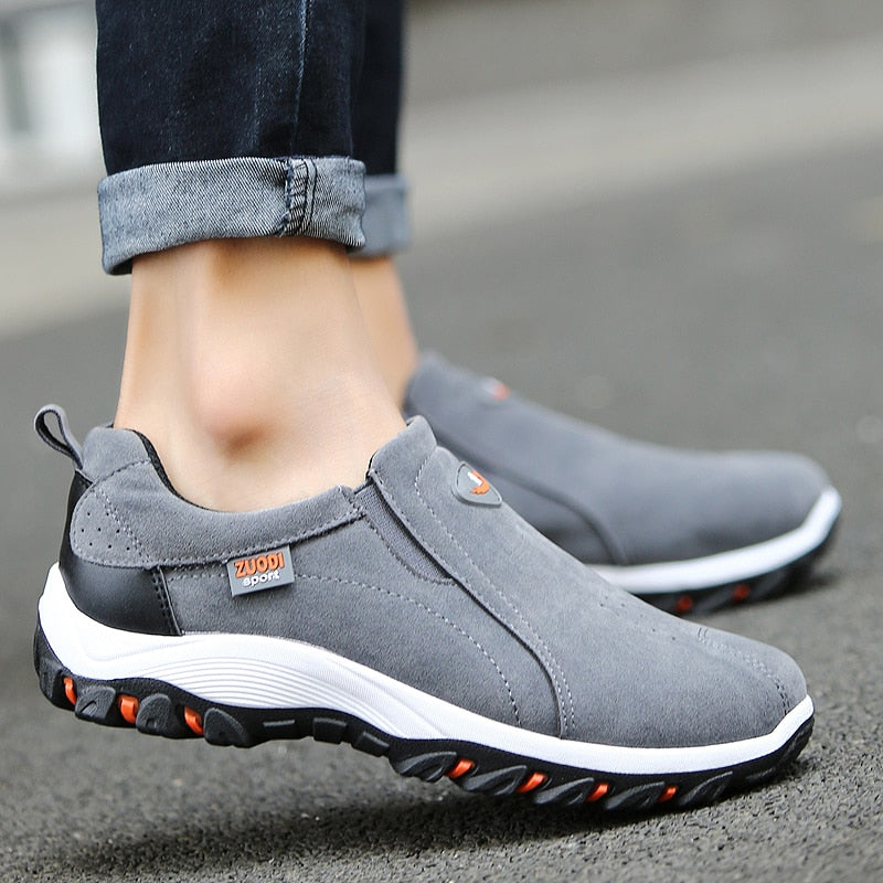 Rasmus | Men's Chunky Sole Slip-On Outdoor Hiking Shoes