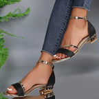 Wilma | Women's Ankle Strap Block Heel Sandals