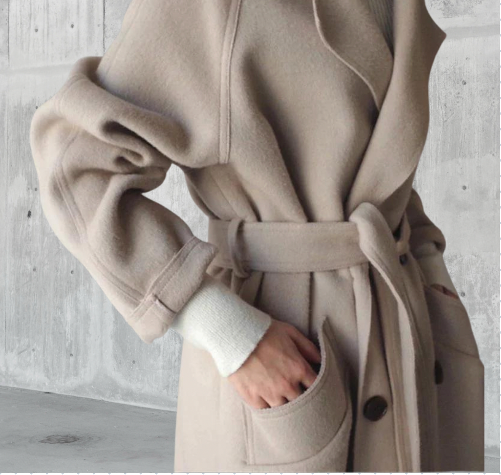 Penelope Longline Wool Coat