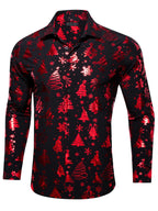Nolan | Christmas Blouse Button-Up Shirt for Men