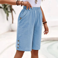 Sienna | Women's Tailored High-Waist Shorts with Straight Leg