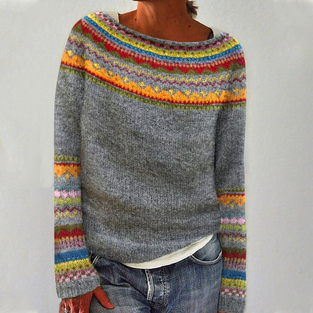 Silvia Retro Knitted Sweater