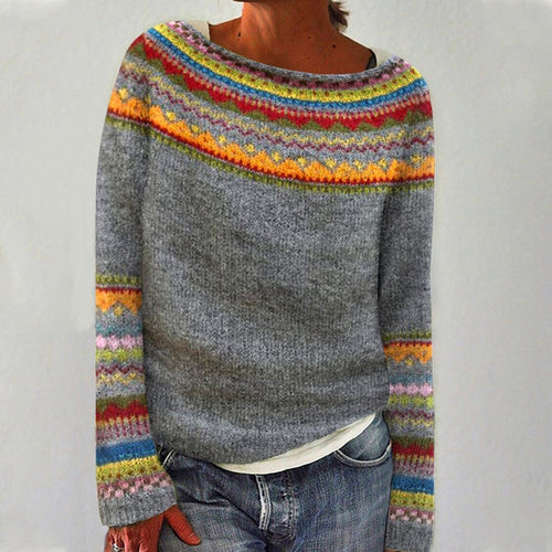 Silvia Retro Knitted Sweater