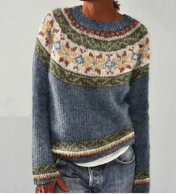 Silvia Retro Knitted Sweater