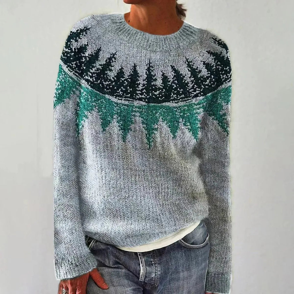 Silvia Retro Knitted Sweater