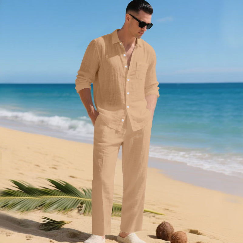 Arnold | Men's Button-Down Shirt & Trouser Set