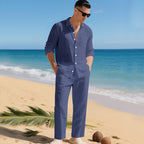 Arnold | Men's Button-Down Shirt & Trouser Set