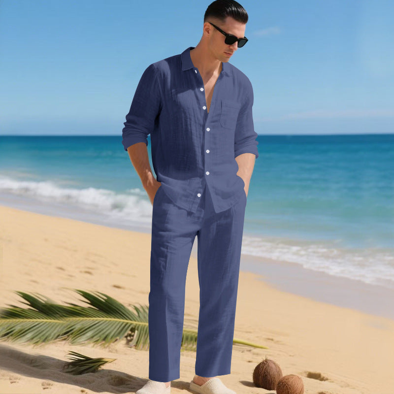 Arnold | Men's Button-Down Shirt & Trouser Set