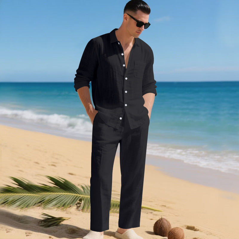 Arnold | Men's Button-Down Shirt & Trouser Set
