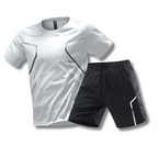 Milan | Men's Breathable Short Sleeve Training Set with Contrast Trim