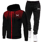 Abel | Men's Zip-Up Hooded Sports Tracksuit Set