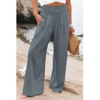 Isadora | Women's Tapered High-Waist Trousers with Straight Leg
