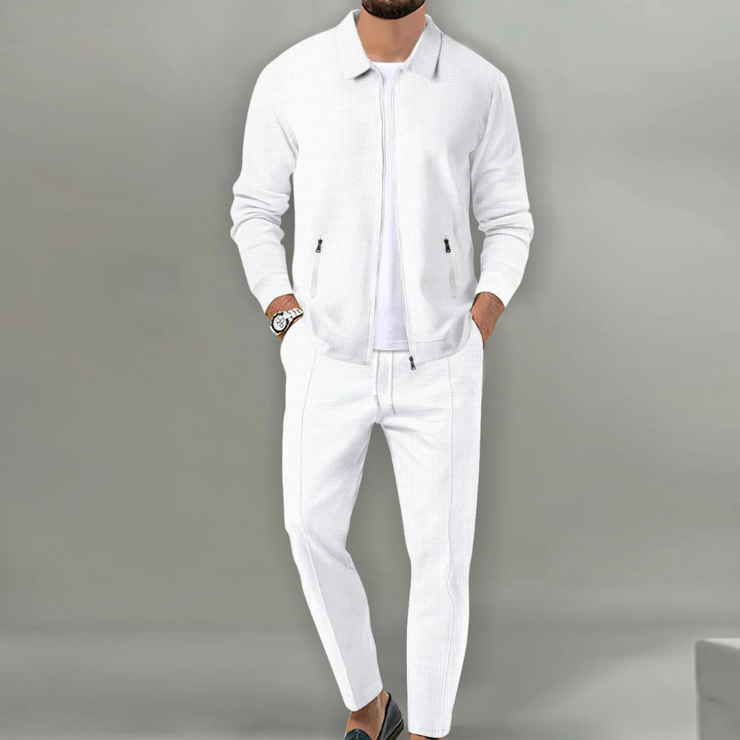 Albert | Men's Zip-Up Jacket Tracksuit with Drawstring Pants
