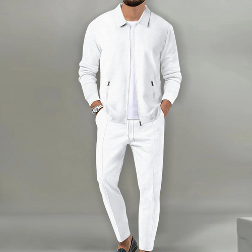 Albert | Men's Zip-Up Jacket Tracksuit with Drawstring Pants